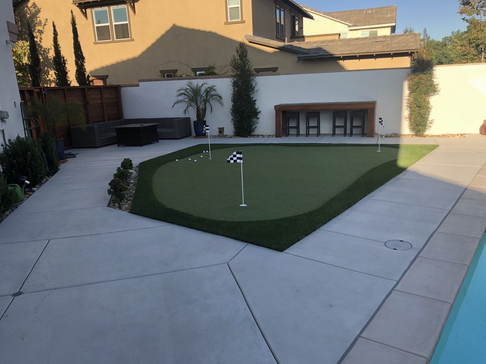 Artificial Putting Greens, Golf Artificial Grass for backyards, Corona, CA
